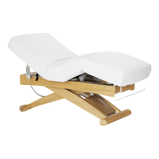SPA lounger Sillon Siesta white with light brown base