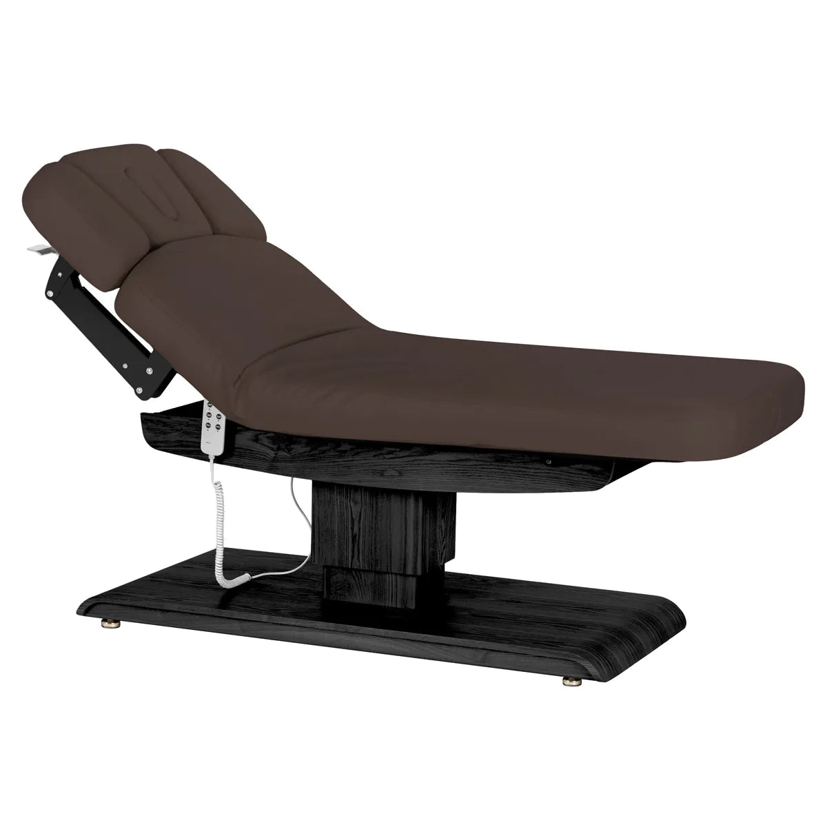 SPA lehátko Sillon Relax tmavě hnědé s černou základnou