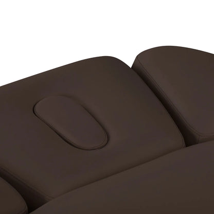 SPA lehátko Sillon Relax tmavě hnědé s černou základnou