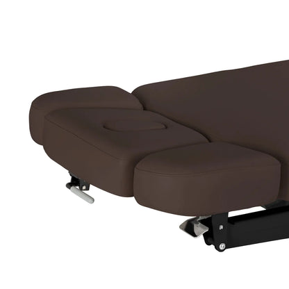 SPA lehátko Sillon Relax tmavě hnědé s černou základnou