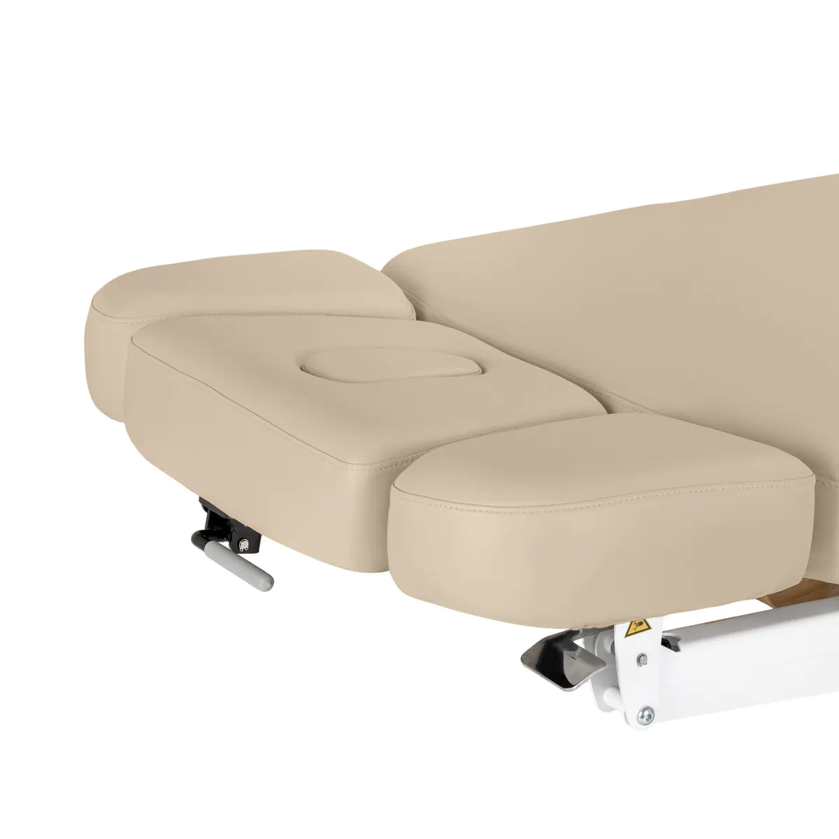SPA lehátko Sillon Relax béžové se světle hnědou podnoží