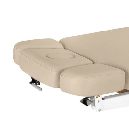 SPA lehátko Sillon Relax béžové se světle hnědou podnoží