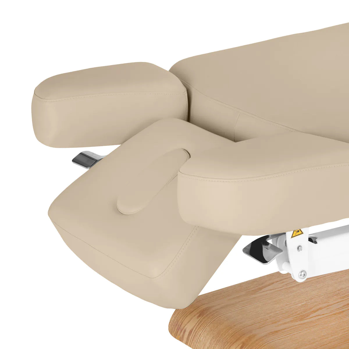 SPA lehátko Sillon Relax béžové se světle hnědou podnoží