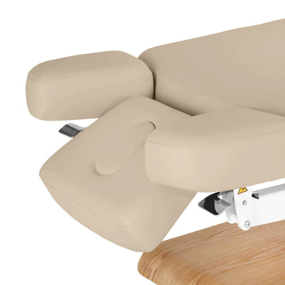 SPA lehátko Sillon Relax béžové se světle hnědou podnoží