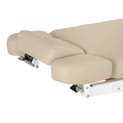 SPA lehátko Sillon Relax béžové se světle hnědou podnoží
