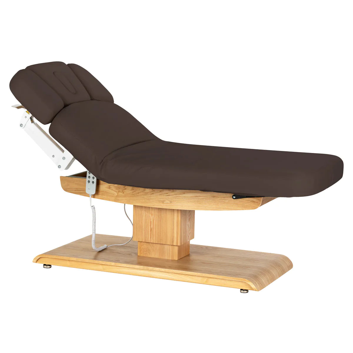 SPA lehátko Sillon Relax tmavě hnědé se světle hnědou podstavou