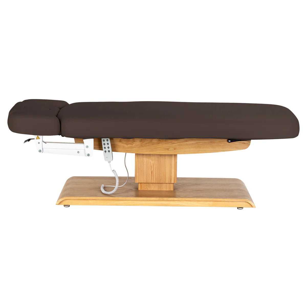 SPA lehátko Sillon Relax tmavě hnědé se světle hnědou podstavou
