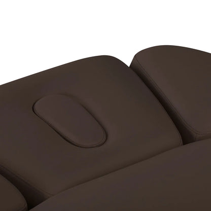 SPA lehátko Sillon Relax tmavě hnědé se světle hnědou podstavou