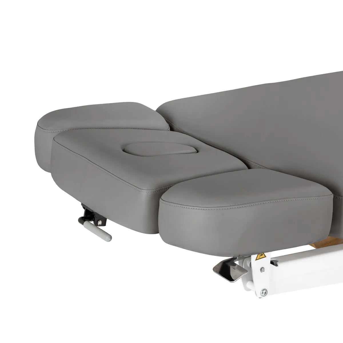 SPA lehátko Sillon Relax šedé se světle hnědou podnoží