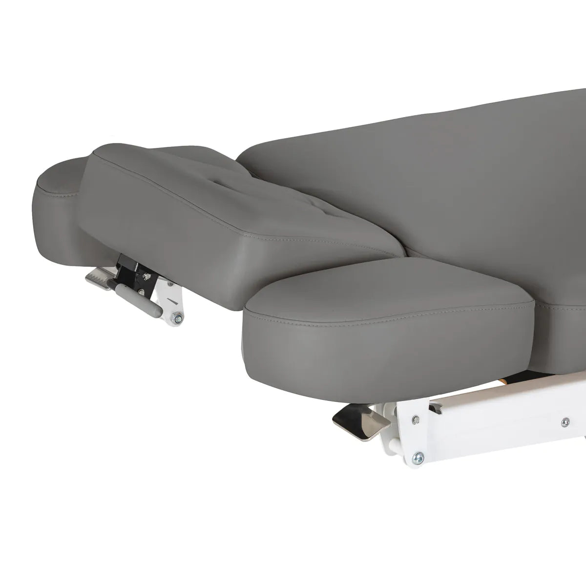 SPA lehátko Sillon Relax šedé se světle hnědou podnoží
