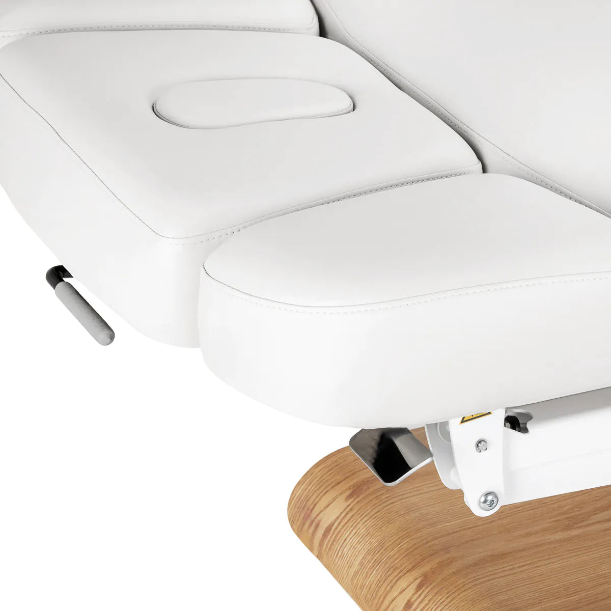 SPA lehátko Sillon Relax bílé se světle hnědou podstavou