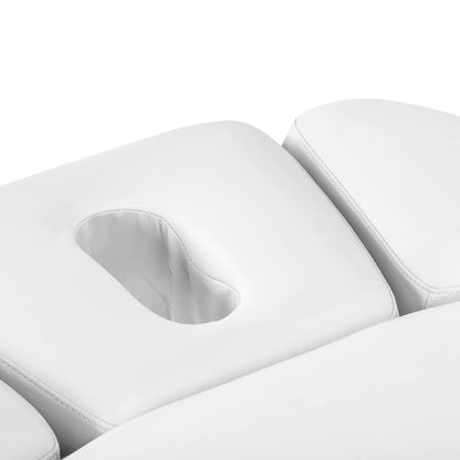 SPA lehátko Sillon Relax bílé se světle hnědou podstavou