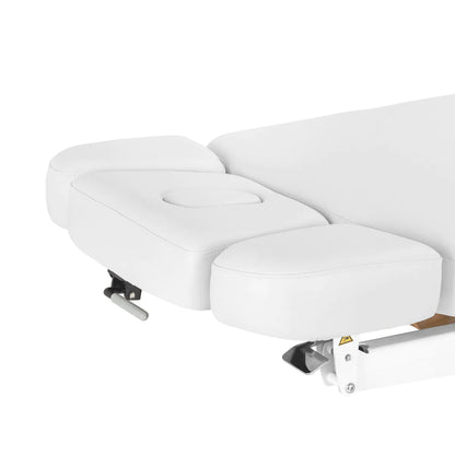 SPA lehátko Sillon Relax bílé se světle hnědou podstavou
