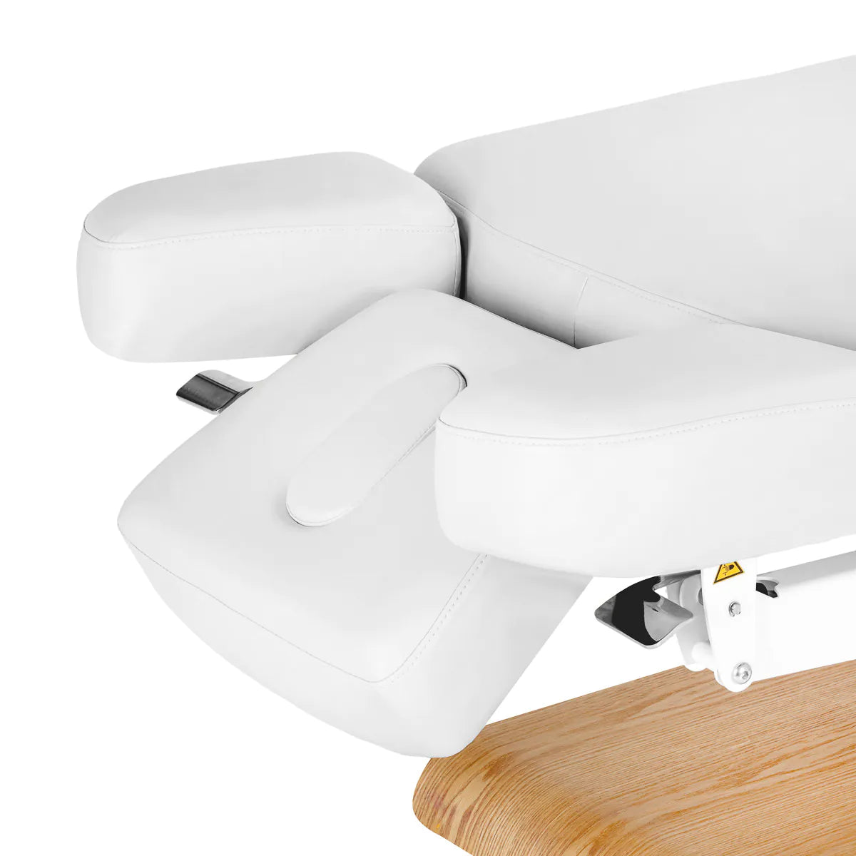 SPA lehátko Sillon Relax bílé se světle hnědou podstavou