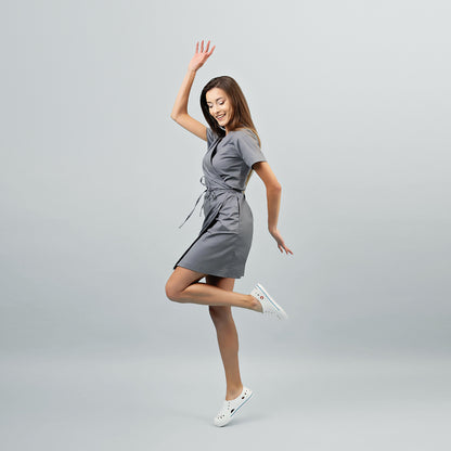 Meclo medizinisches Kleid zum Binden LENA