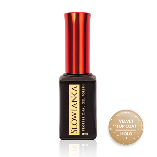 SLOWIANKA Velvet Holo vrchní lak 10ml