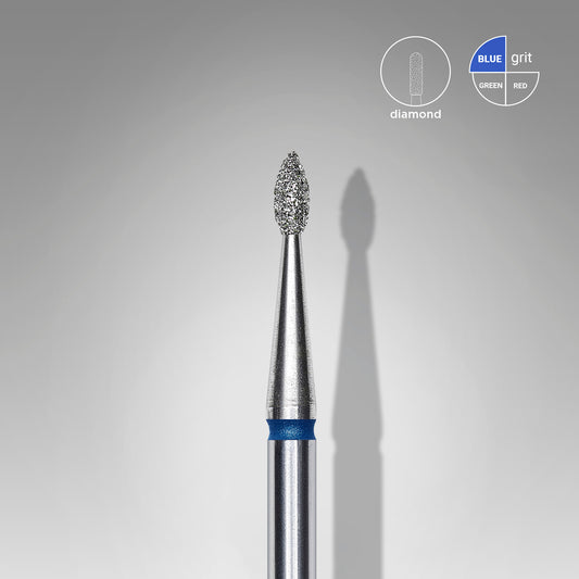 Diamantový vrták na hřebíky kapka modrá EXPERT průměr hlavy 1,6 mm / pracovní část 4 mm - STALEKS