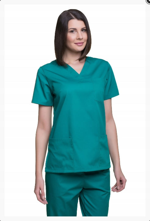 Sweatshirt with medical apron