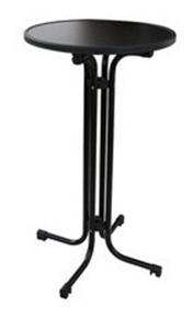 Banquet folding table MODENA with top Ø 80 cm, anthracite