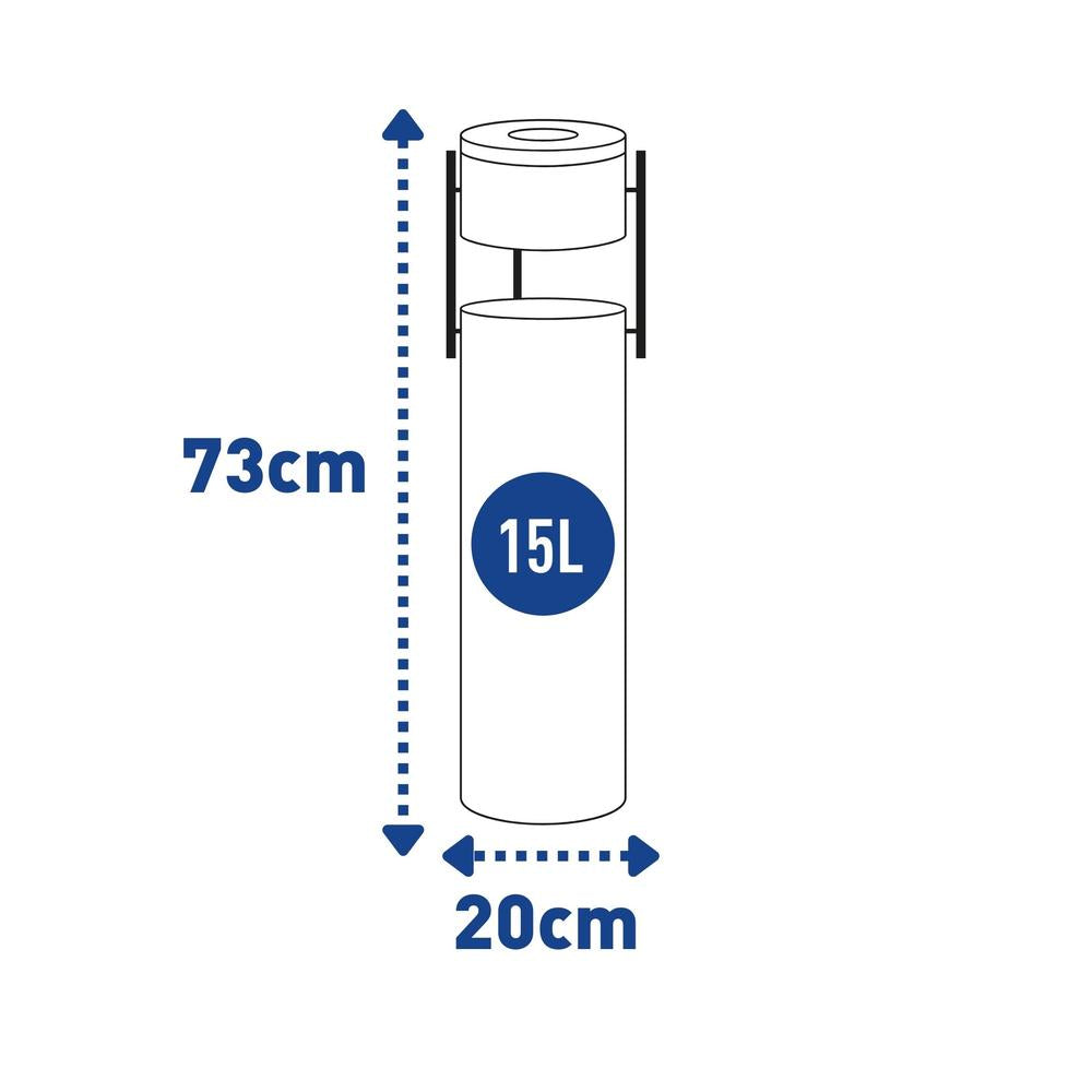 Odpadkový koš s popelníkem Prestige Pillar 