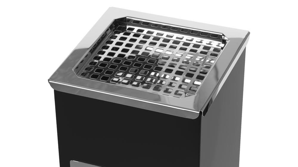 Odpadkový koš s popelníkem Mirage, černý