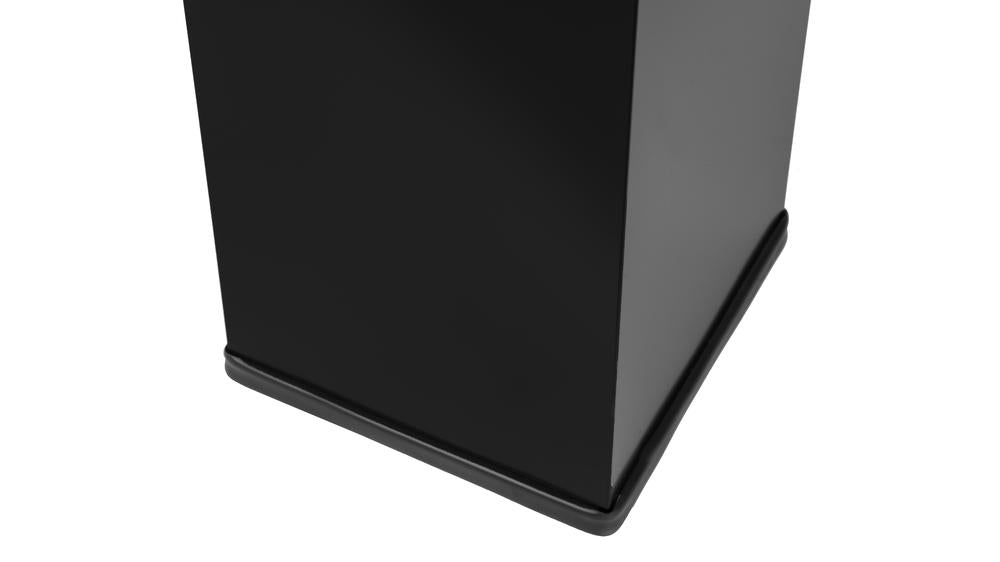 Odpadkový koš s popelníkem Mirage, černý