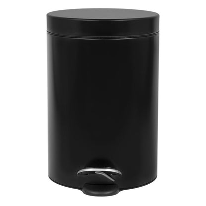 Nášlapný odpadkový koš, černý, 3l