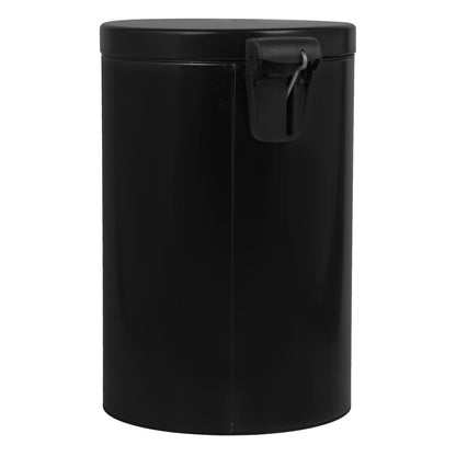 Nášlapný odpadkový koš, černý, 12l