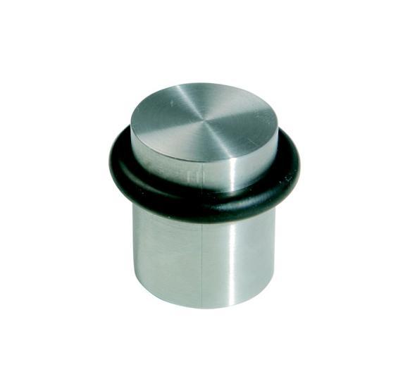 Door stop on the floor SATIN, 30 mm