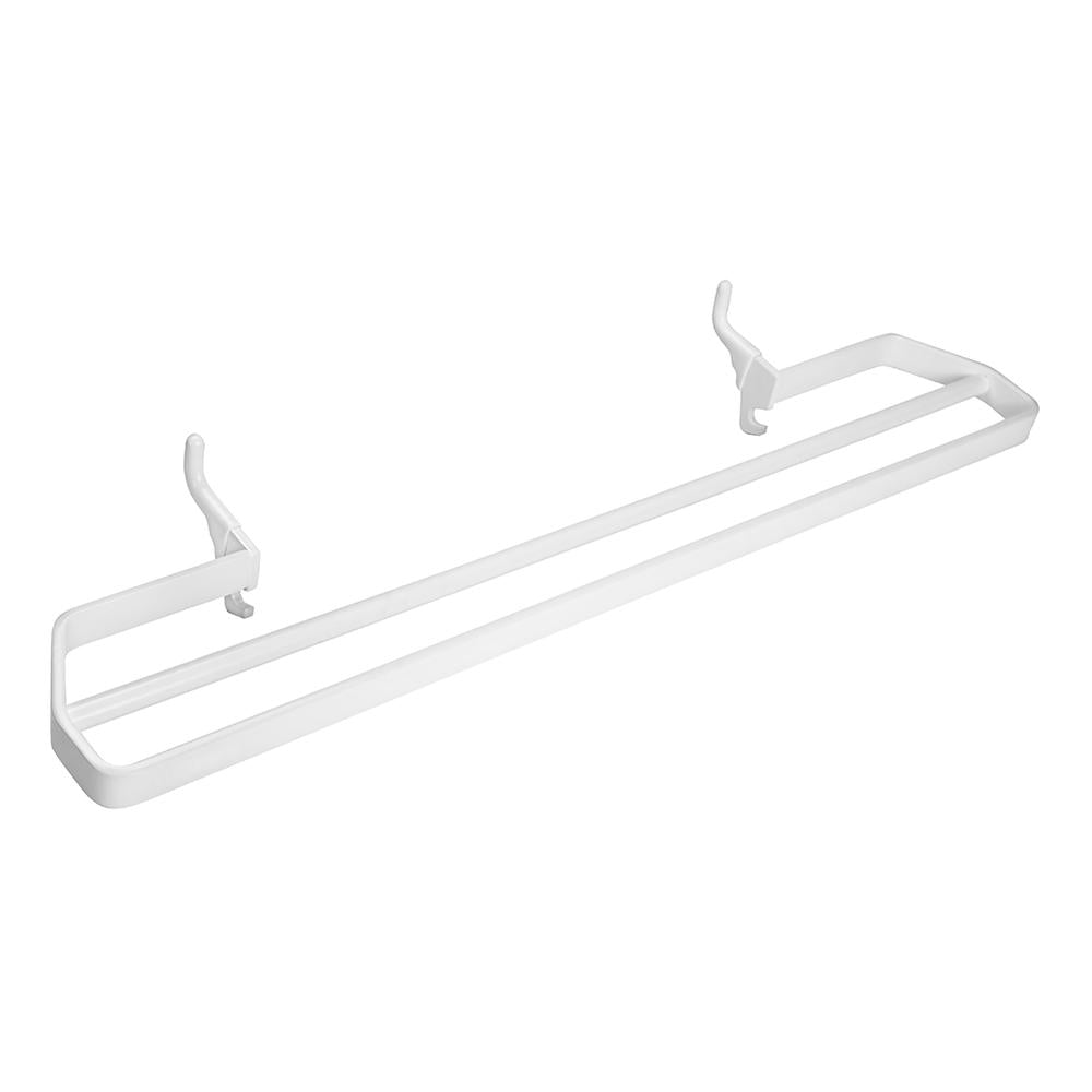 Držák ručníku pro topné těleso Double, BÍLÝ