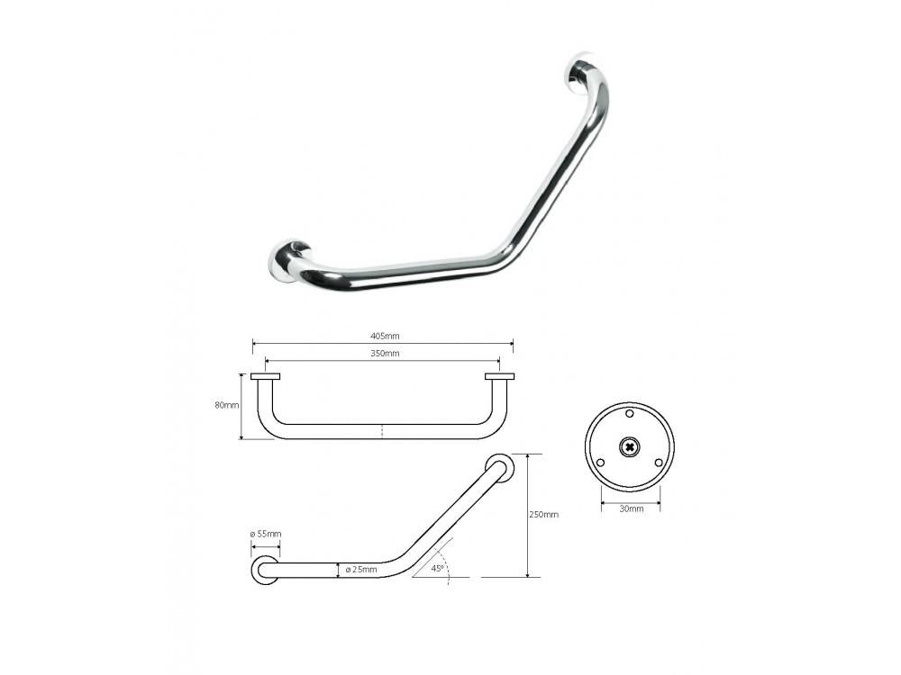 Zakřivená rukojeť MODERN