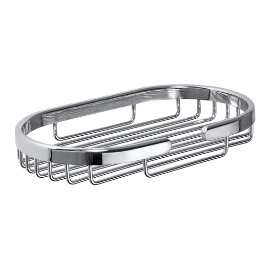 Oválná drátěná sprchová police