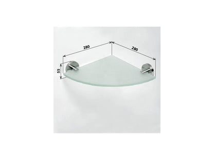 Rohová police ze SATÉNOVÉHO skla