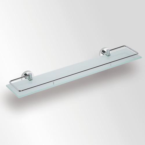 Glass shelf with hinged bar MODERN, 600 mm