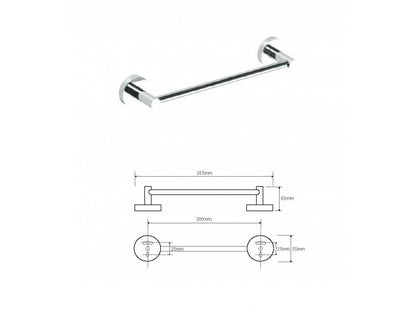 Držák ručníku MODERN A, 355 mm