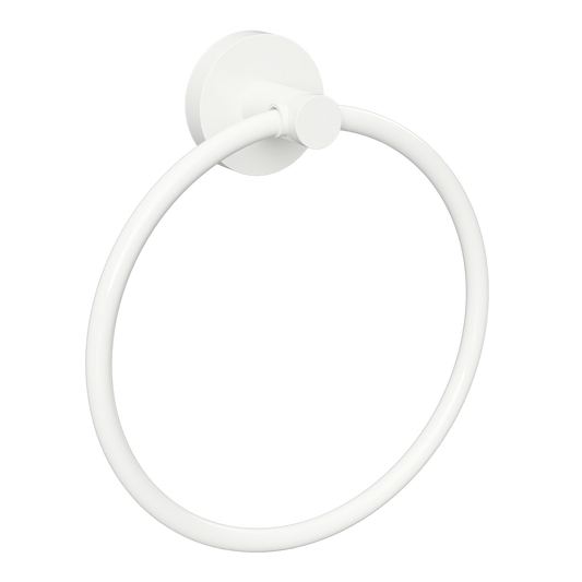 Kruhový držák na ručník BÍLÝ