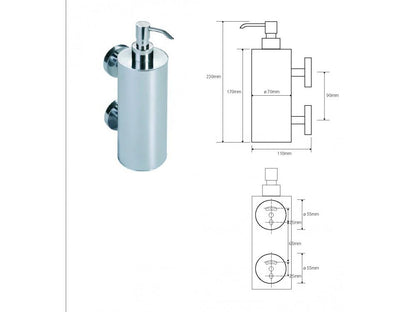 MODERNÍ dávkovač tekutého mýdla, 550 ml