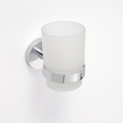 Holder for brushes and pastes with 1 glass MODERN