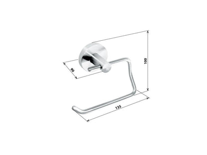 Toilettenpapierhalter ohne Deckel Economy, SATIN