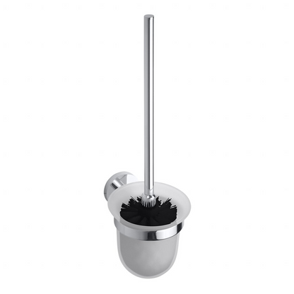 WC kartáč na zavěšení MODERN, skleněný, černý kartáč