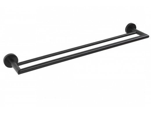 NERO dvojitý věšák na ručníky, 655 mm