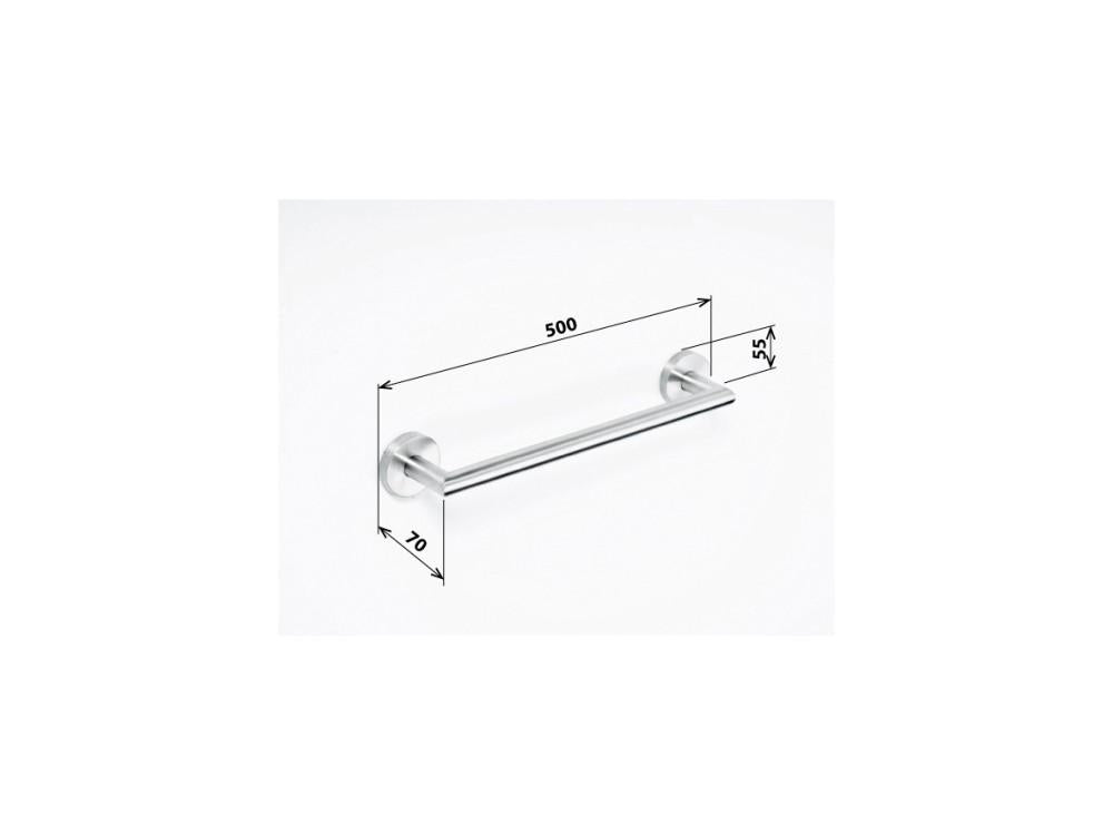 Držák ručníku SATIN, 505 mm