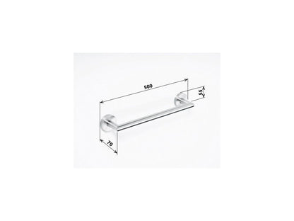 Držák ručníku SATIN, 505 mm