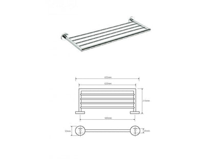 Towel holder MODERN B, 655 mm
