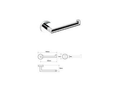 Držák toaletního papíru bez krytu MODERN, levá strana