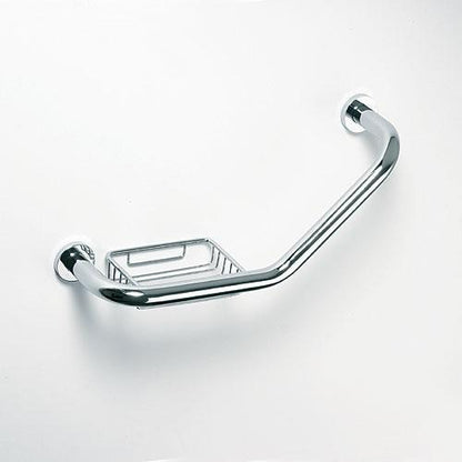 Zahnutá ostrá rukojeť s MODERNÍ miskou na mýdlo, 400 mm