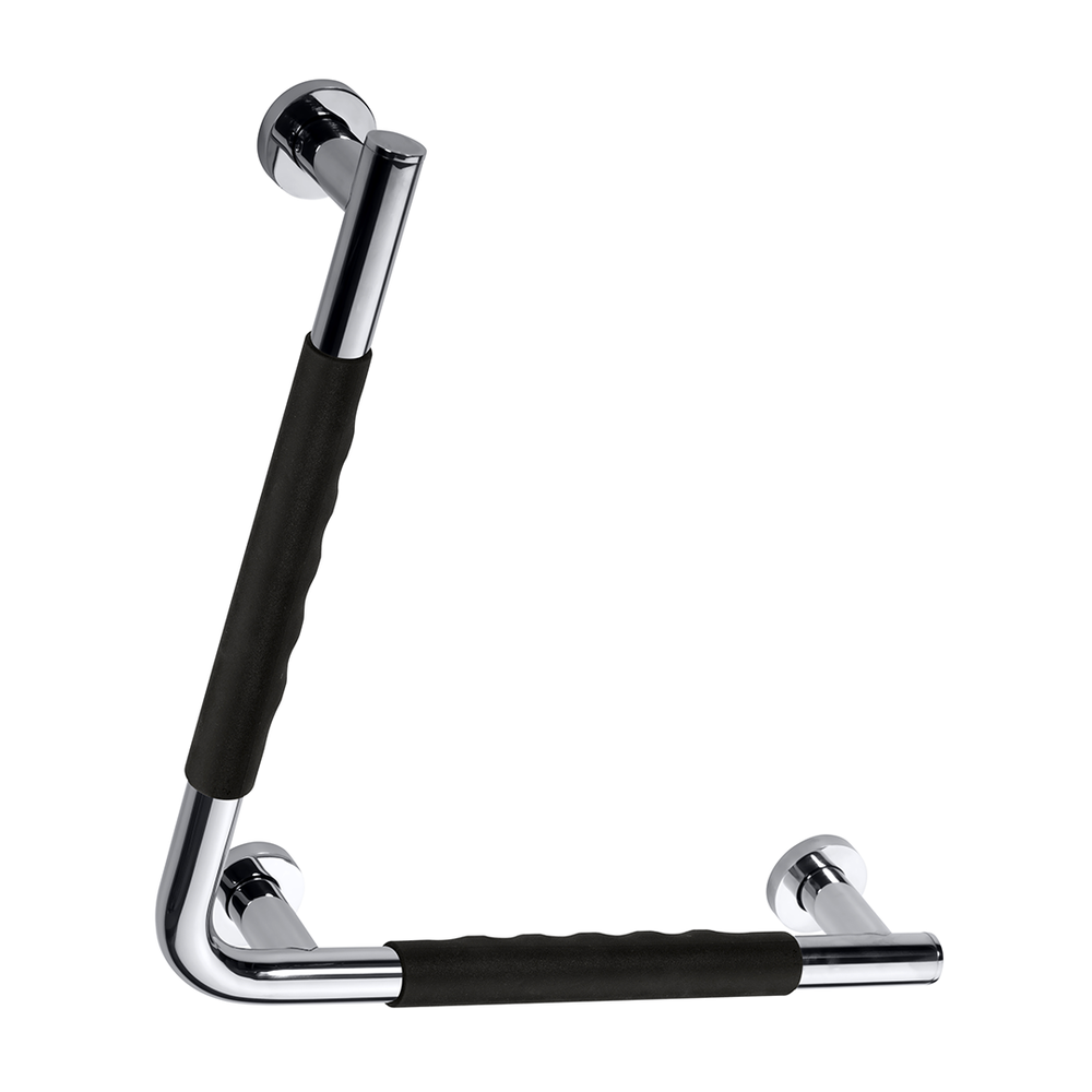 Handle with rubber 90° MODERN, left