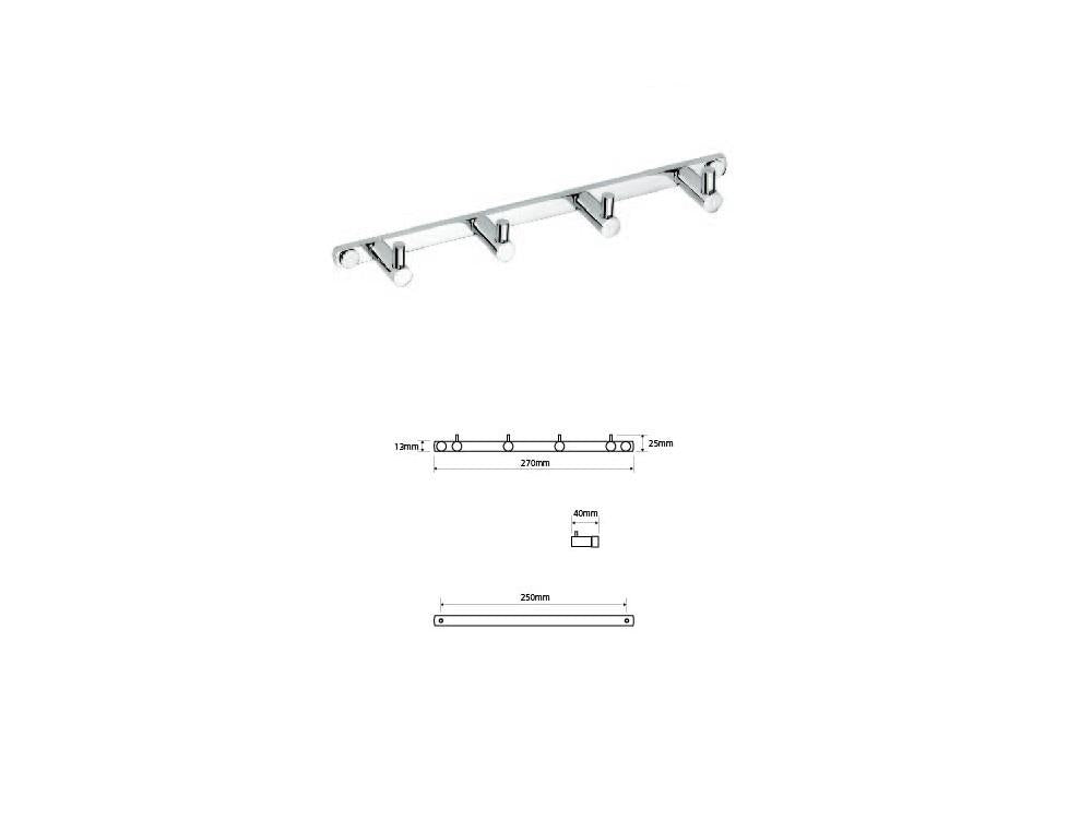MODERNÍ čtyřhák, 270 mm