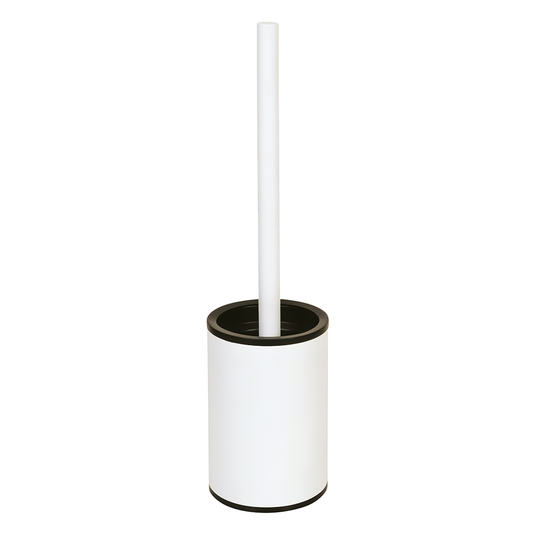 Válcová toaletní štětka malá na stání, BÍLÁ