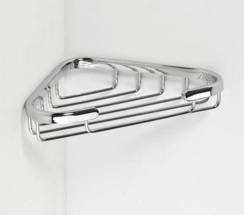 Sprchová police drátěná rohová střední MODERNÍ